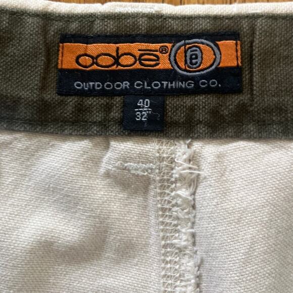 OOBE Light Khaki Pants Size 40 x 32 Casual Outdoor Canvas Workwear Durable - Picture 2 of 12
